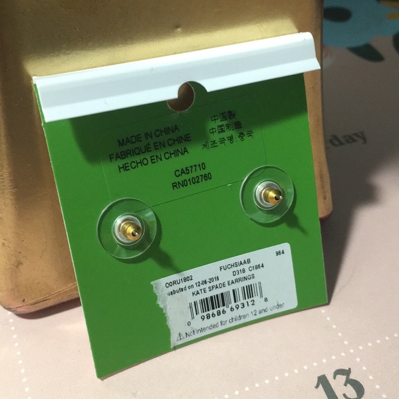 Kate Spade Gumdrop Stud Earrings - Picture 2 of 2